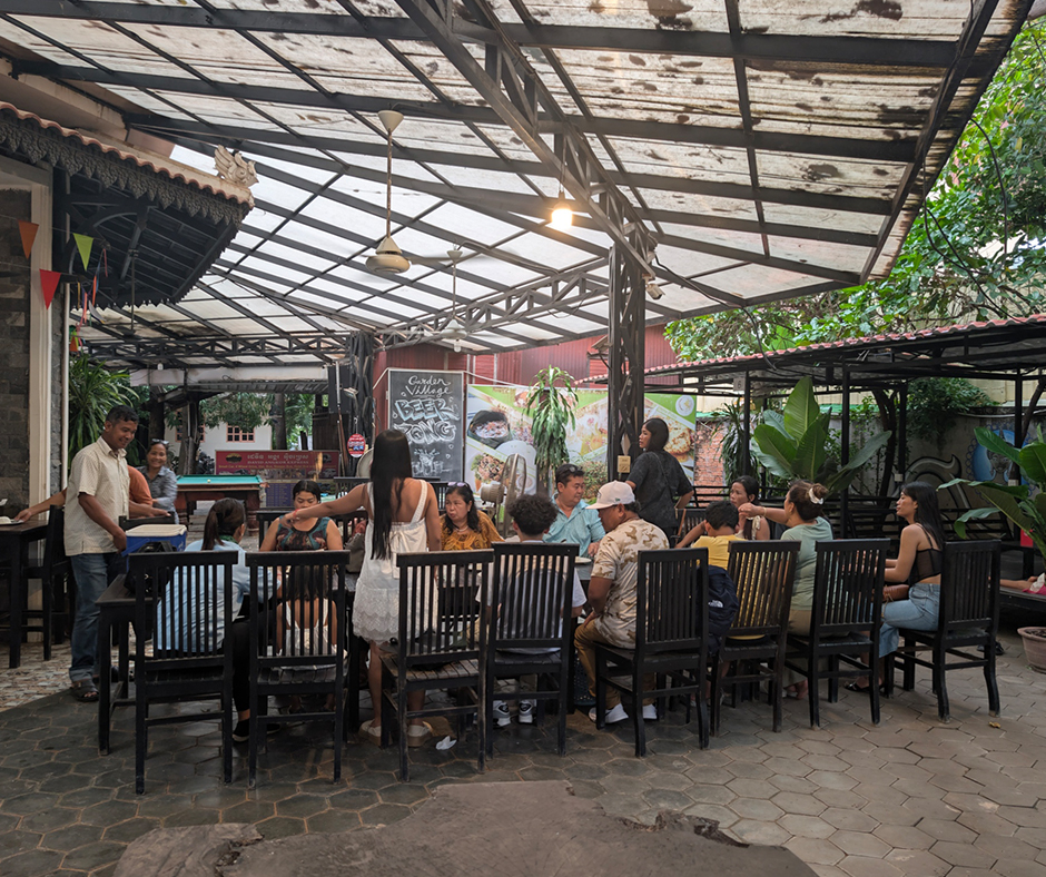 garden village guesthouse restaurant